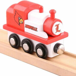 NEW NCAA Louisville Cardinals College Team Wooden Train Toy